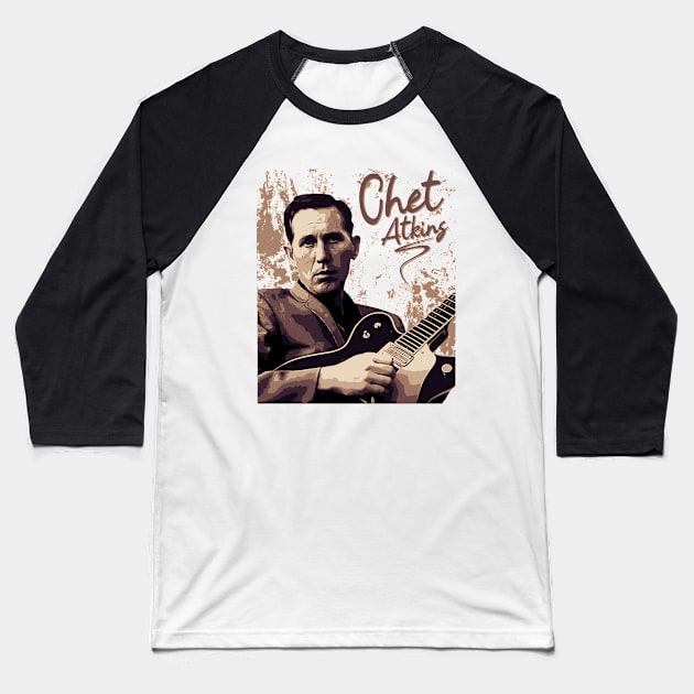 Chet Atkins Baseball T-Shirt by Degiab